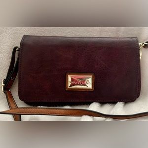 Brown, leather WOC.